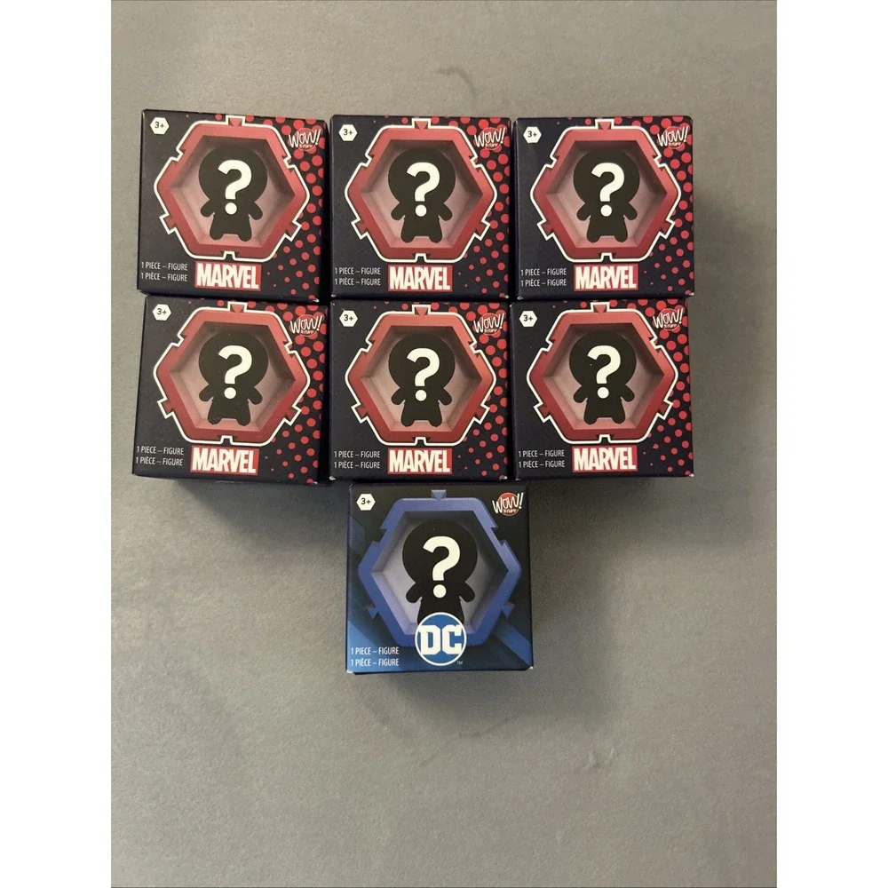 NEW Marvel Heroes - NANO PODS by Wow Stuff - Lot of 6 Figures UNOPENED Blind Box